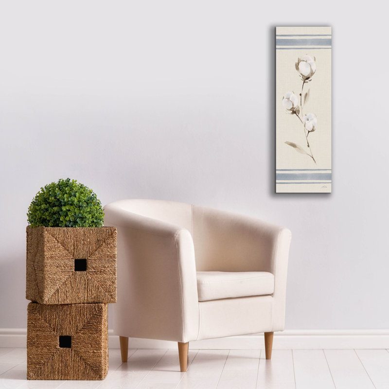 Toile épique Graffiti «Sweet Farm Cotton 1» par Katrina Pete, 12 po x 36 po