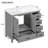 36"  Bathroom Vanity with Ceramic Sink Combo