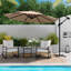 Parasol en porte-à-faux 120 "avec manivelle-1735961533