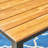 Fashionable Wood Outdoor Table With Iron Construction, 70.15" X 34" 30 And Console Table, Deep Wide 30" H