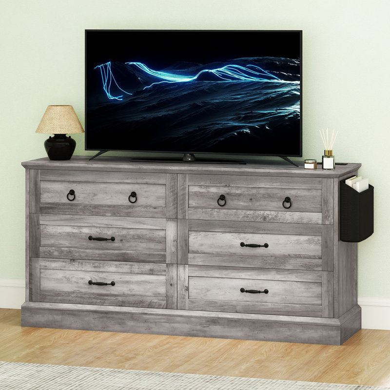  6 Drawers TV Stand