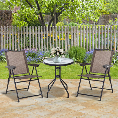 2 - Person Patio Dining Set with Round Table