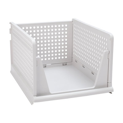 43cm Foldable and Stackable Drawer Storage Basket