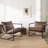Zaraan Faux Leather Accent Chair-380396369