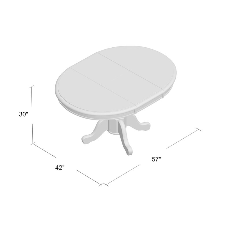 Oval Solid Wood Dining Table