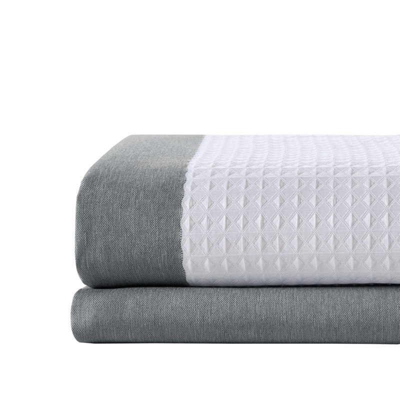  Dionne Modern 3M-Treated Shower Curtain, Gris anthracite