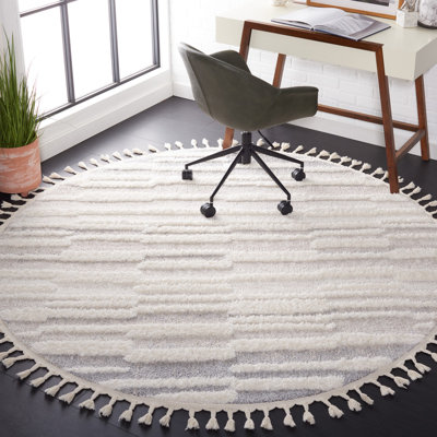 Dinis Tassel Shag Performance Abstract Rug