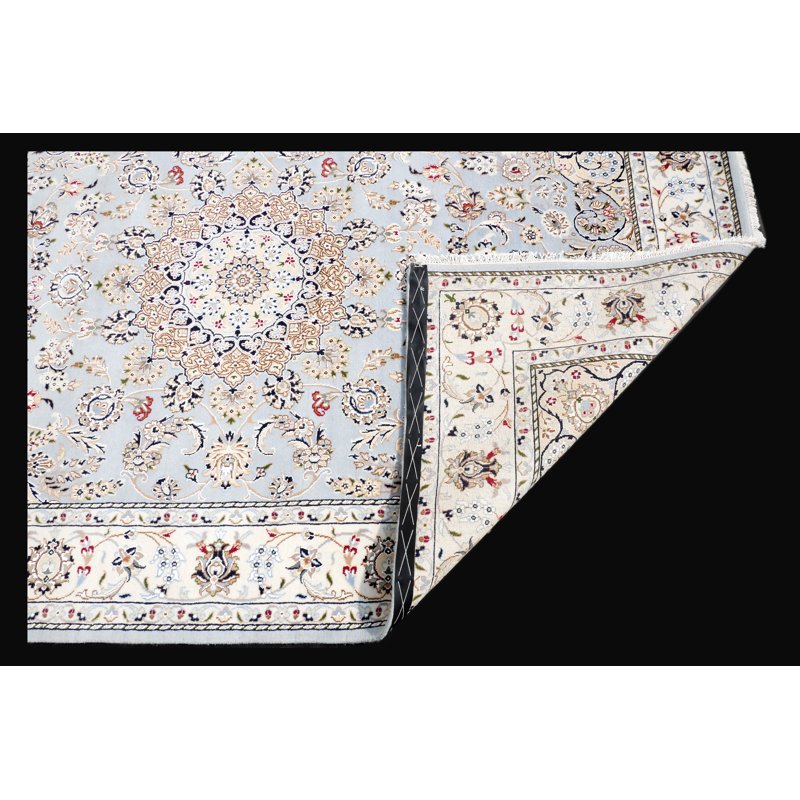 Walton Oriental Area Rug in Light Blue/Beige
