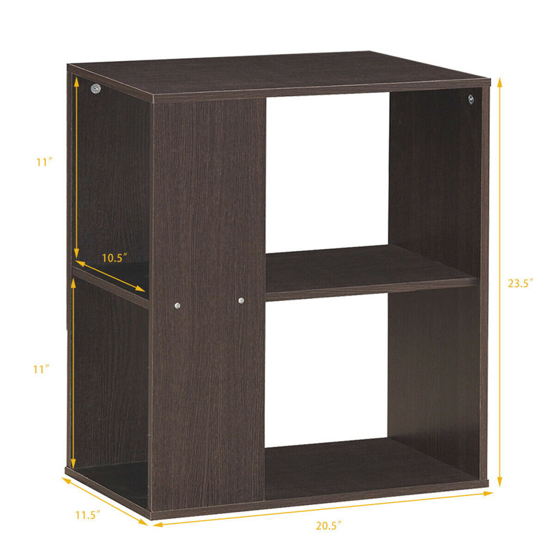 Table de chevet Mher, Brun, Ensemble de 2