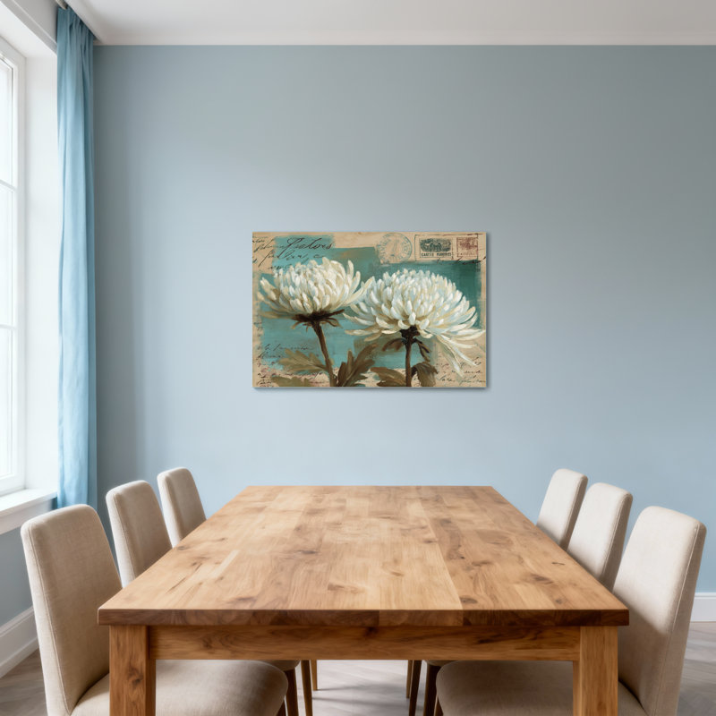 Plantes et fleurs, carte postale rétro, impression d'art floral Z251224084240944265