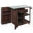 Outdoor Kitchen Island with Stainless Top-402531690