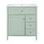Meuble-lavabo autoportant moderne 30 po avec comptoir en céramique-1221545669