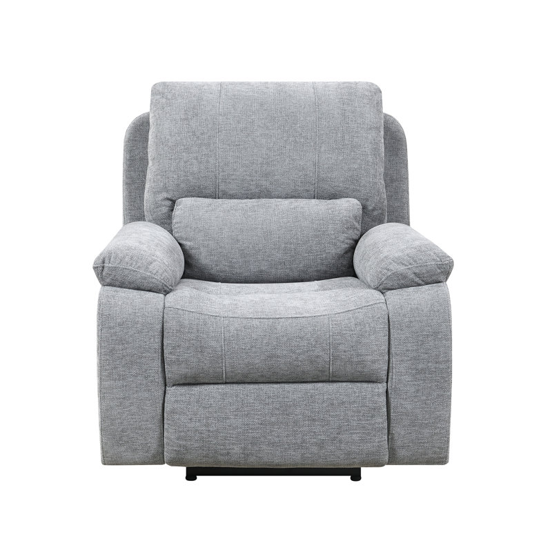 Tation Chenille Electric Recliner Chair, Granite