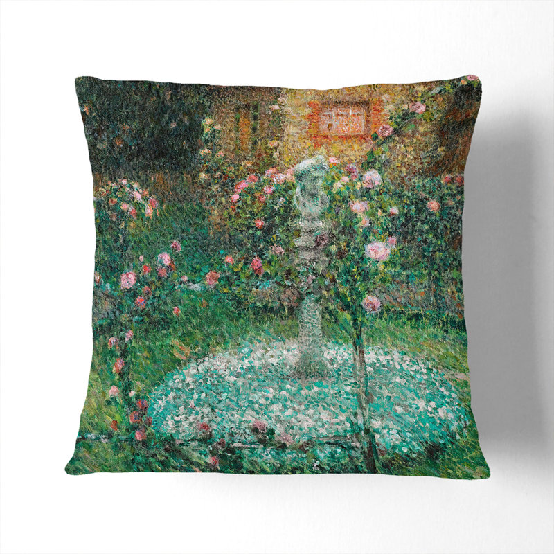 Square Cushion, Black, 55cm H x 55cm W x 20cm D