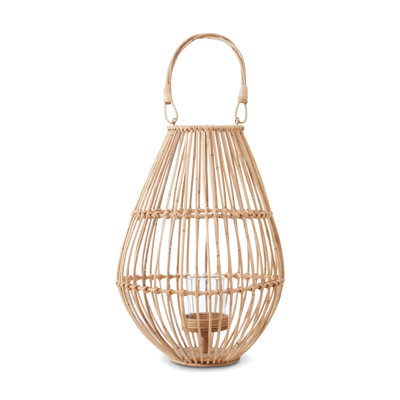 Bourbeau Wicker Tabletop Lantern
