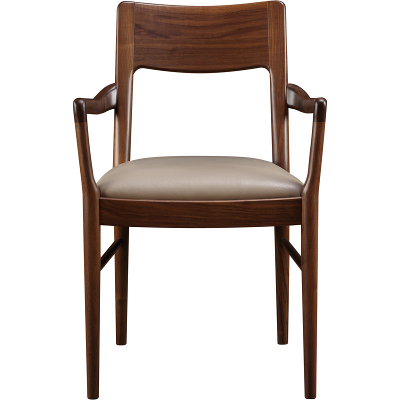 Walnut Grove Leather Arm Chair