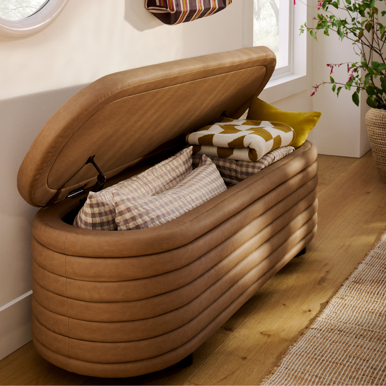 Zagg Knit Throw Blanket, Gold/Ivory