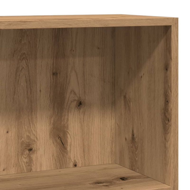 vidaXL Bookshelf Storage Shelf Wall Bookcase Standing Shelves Engineered Wood, Artisan Oak