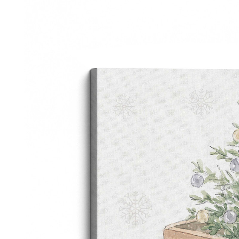 «Sleigh of Joy», ensemble de 2 impressions sur toile, H 12 po x l 24 po, Toile tendue, Toile tendue