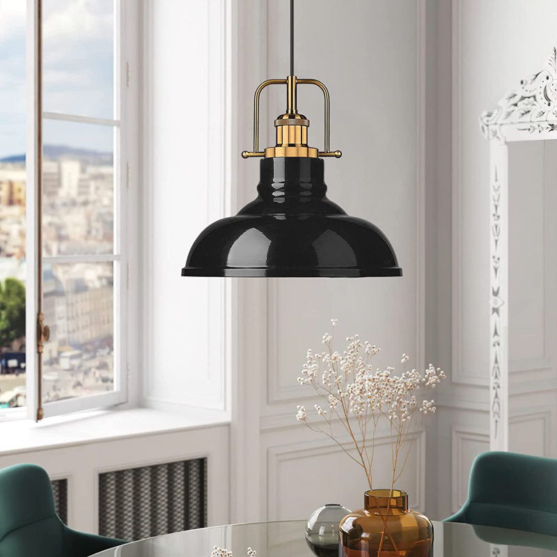 Tanaja 1 - Light Single Dome Pendant, Black