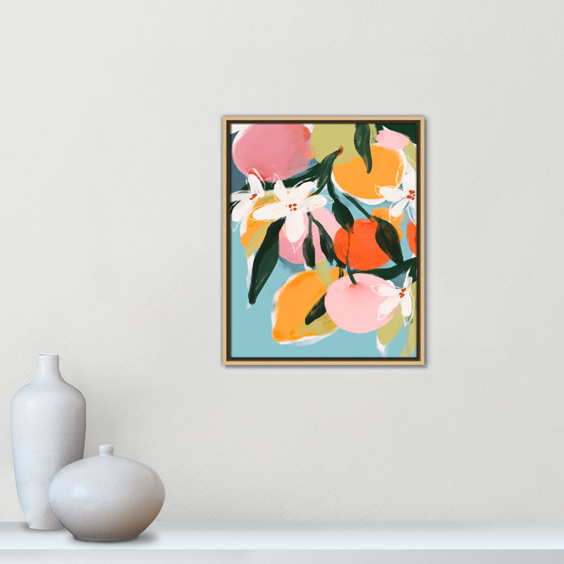 «Fruit Summer I Print» par Treechild, H 21,5 po x l 17,5 po, Flotteur naturel