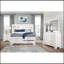 Commode blanche avec 2 petits tiroirs