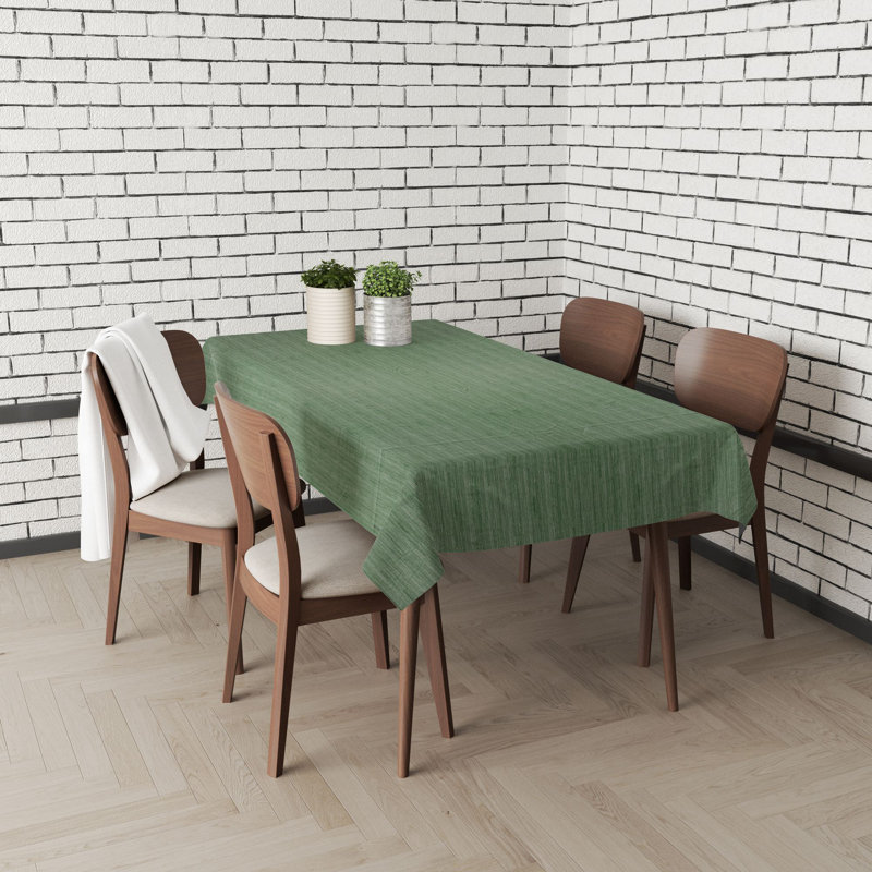 Premium Tablecloth (55 x 71 inches), 65% Cotton / 35% Polyester, Easy Clean | Machine Washable, Tumble Dryer Safe, Ironable | Perfect for Dining Room, Parties & Special Occasions, Stylish & Durable Design