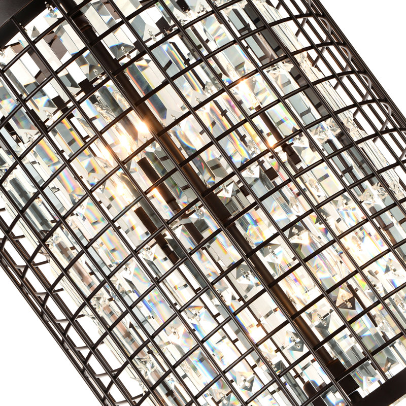 Luminaire suspendu géométrique 6 lumières unique Hargett