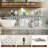 3-Function Dual Shower Head Pressure-Balanced Shower System With 4 Sprays Handheld-109312752
