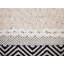 Zara 50cm Wide Square Geometric Pouffe Ottoman