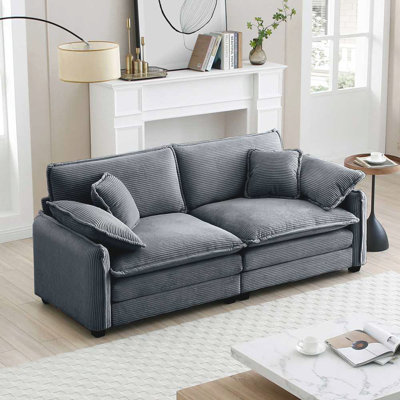Upholstered Large Deep Seat 2 Seater Sofa