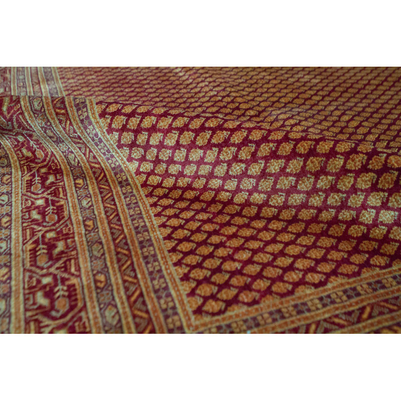 Wool Oriental Area Rug, Rectangle 6'7" x 9'7"