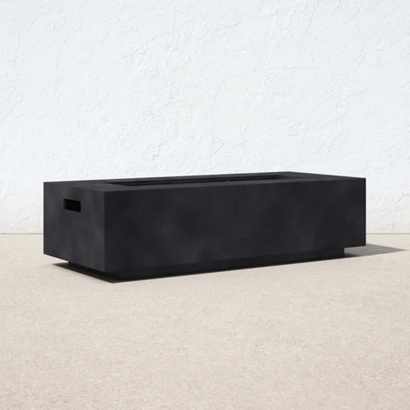 Concrete Propane Outdoor Fire Pit Table