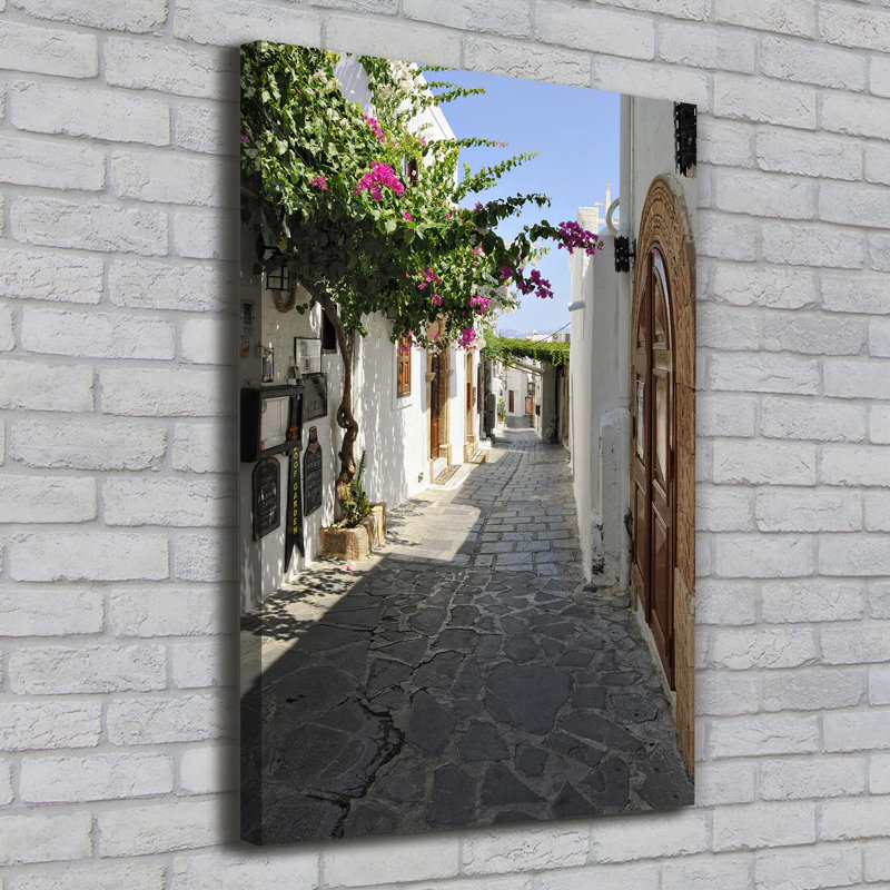 A Charming Path - Wrapped Canvas Print