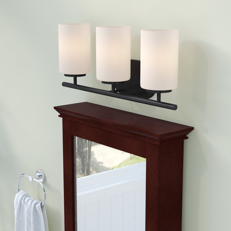 Oslo Three Light Wall / Bath from Generation Lighting , Yes, Midnight Black