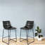 Ensemble de 4 tabourets de bar en similicuir Firmina-416195429