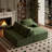 96" Compression Modern L-Shaped Modular Sectional Sofa With Chaise Lounge, Soft Corduroy Upholstery And Deep Seating Cloud Couch Design,Green-69465352-69465359