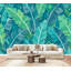 Papier peint adhésif auto-adhésif moderne pour la chambre à coucher avec feuilles de palmier tropicales L 69 "x l 96" Peel and Stick