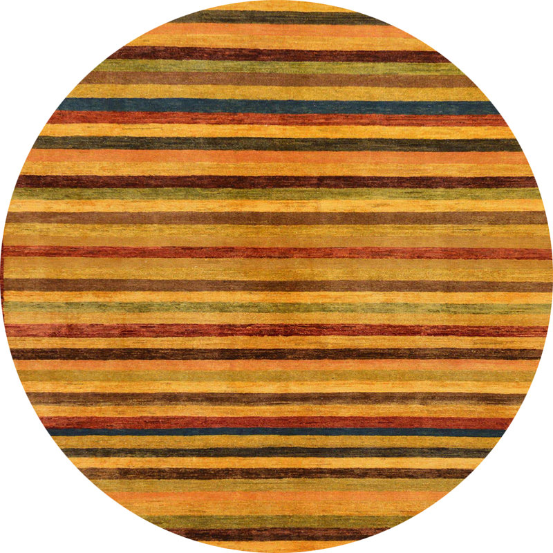 Abstract Indoor Rug, Round 4'
