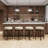 Upholstered Swivel Solid Wood Frame Bar Stool-22084182-22084203