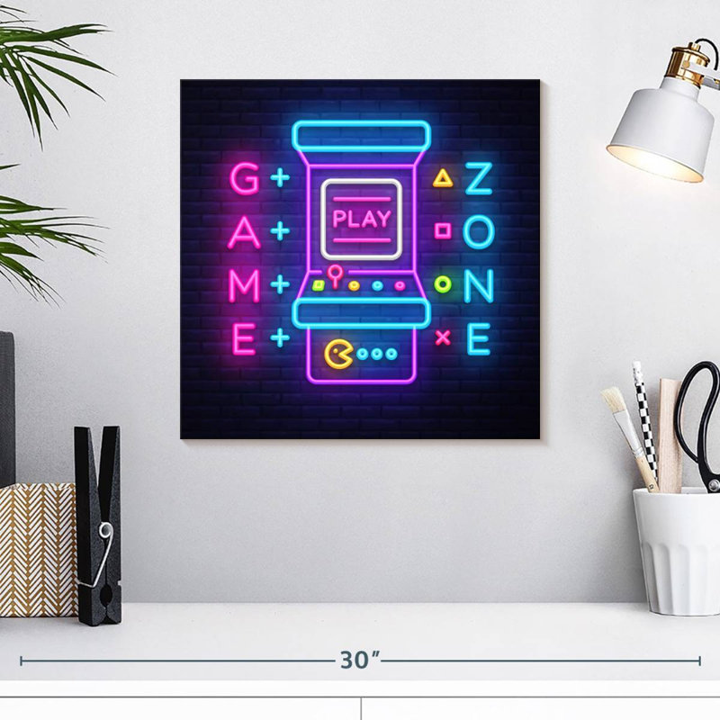 Senne Game Room, 16" H x 16" W