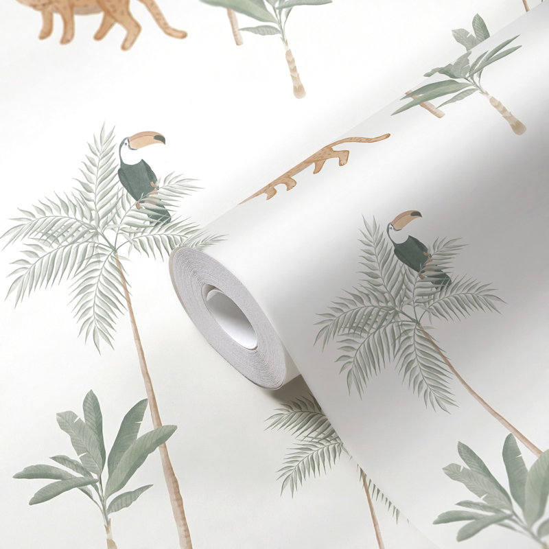 Eden Tropical Jungle Nursery Wallpaper