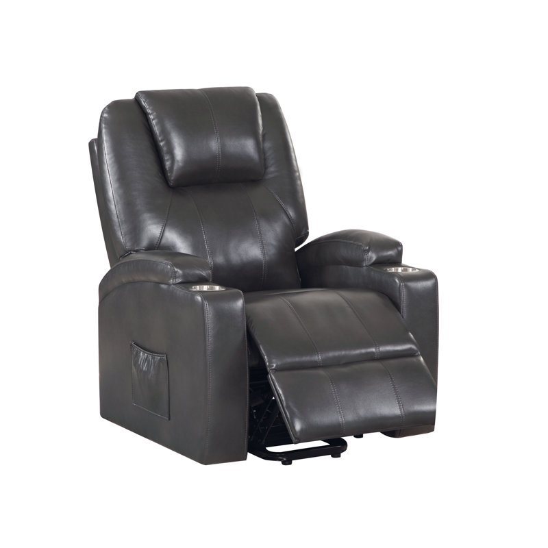 Fauteuil inclinable électrique à 2 tasses Gunmetal