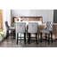 Chaises de bar modernes en velours de style Mid-Century avec capitonnage à boutons, pieds en bois massif, coussin en mousse à haute élasticité, hauteur réglable, de 2, revêtement de luxe gris, tissu, 2 rivets décoratifs gris-1779962095
