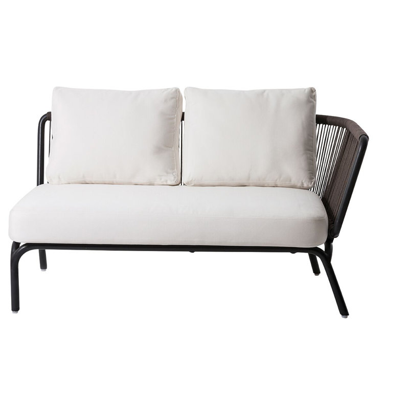Yland Outdoor Chaise Lounge, Taupe, Canvas Natural Sunbrella® Canvas