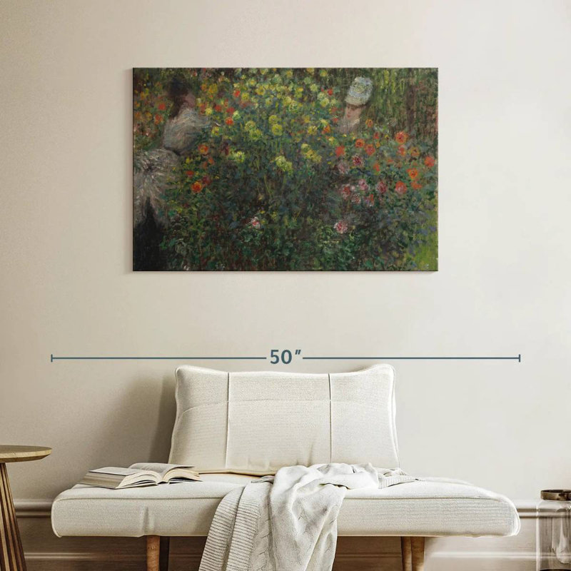 Senne Mesdames en fleurs, H 26 po x l 39 po