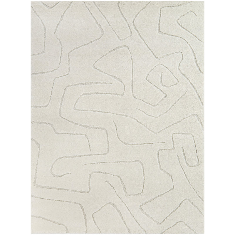 Hynes Abstract Indoor Rug, Rectangle 7'10" x 10'