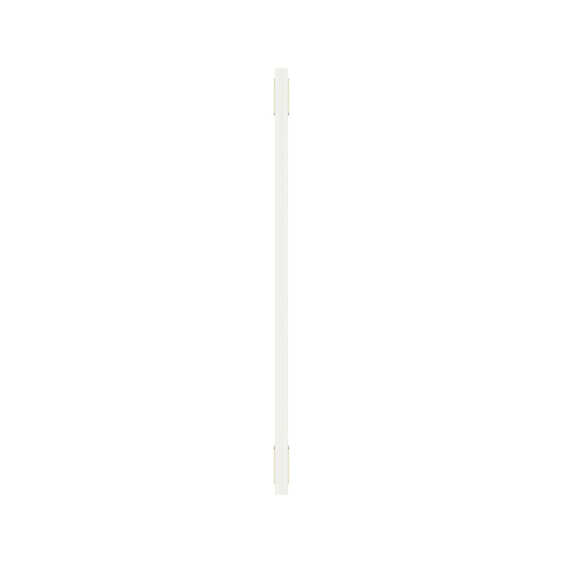 Poignée d'électroménager 18 "deux tons Anberlin, Champagne doré / blanc mat