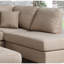 Canapé modulaire réversible couleur sable 3 pièces-117535060