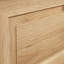 Table basse à plateau relevable, finition brune